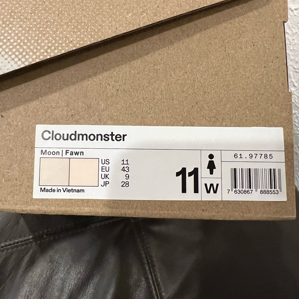 On Running Cloudmonster Moon Fawn Women's Shoes